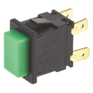Arcolectric (Bulgin) Ltd 8300 Series Push Button Switch Momentary DPST Panel Mount 12.9 mm Cutout IP40 250V AC H8351ABAAH