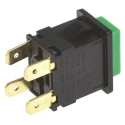 Arcolectric (Bulgin) Ltd 8300 Series Push Button Switch Momentary DPST Panel Mount 12.9 mm Cutout IP40 250V AC H8351ABAAH