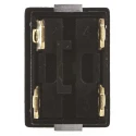 Arcolectric (Bulgin) Ltd 8300 Series Push Button Switch Momentary DPST Panel Mount 12.9 mm Cutout IP40 250V AC H8351ABAAH