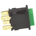 Arcolectric (Bulgin) Ltd 8300 Series Push Button Switch Momentary DPST Panel Mount 12.9 mm Cutout IP40 250V AC H8351ABAAH