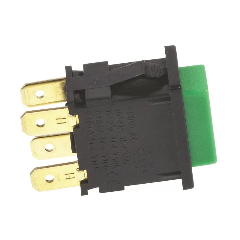 Arcolectric (Bulgin) Ltd 8300 Series Push Button Switch Momentary DPST Panel Mount 12.9 mm Cutout IP40 250V AC H8351ABAAH