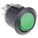 Arcolectric (Bulgin) Ltd Illuminated DPST On-Off On-Off Rocker Switch Panel R13244BNAB