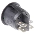 Arcolectric (Bulgin) Ltd Illuminated DPST On-Off On-Off Rocker Switch Panel R13244BNAB