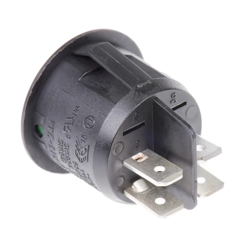 Arcolectric (Bulgin) Ltd Illuminated DPST On-Off On-Off Rocker Switch Panel R13244BNAB