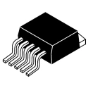 Texas Instruments Boost Converter, Surface Mount, 12.6V Output Voltage, 5 A Output Current LM2587S-ADJ/NOPB