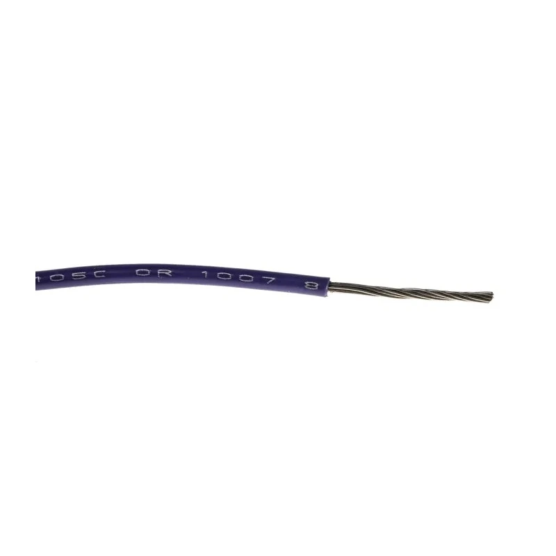 Alpha Wire Hookup Wire PVC Series Purple Hook Up Wire 20 AWG 10/0.25 mm Core Strands 305 m 3053 VI001