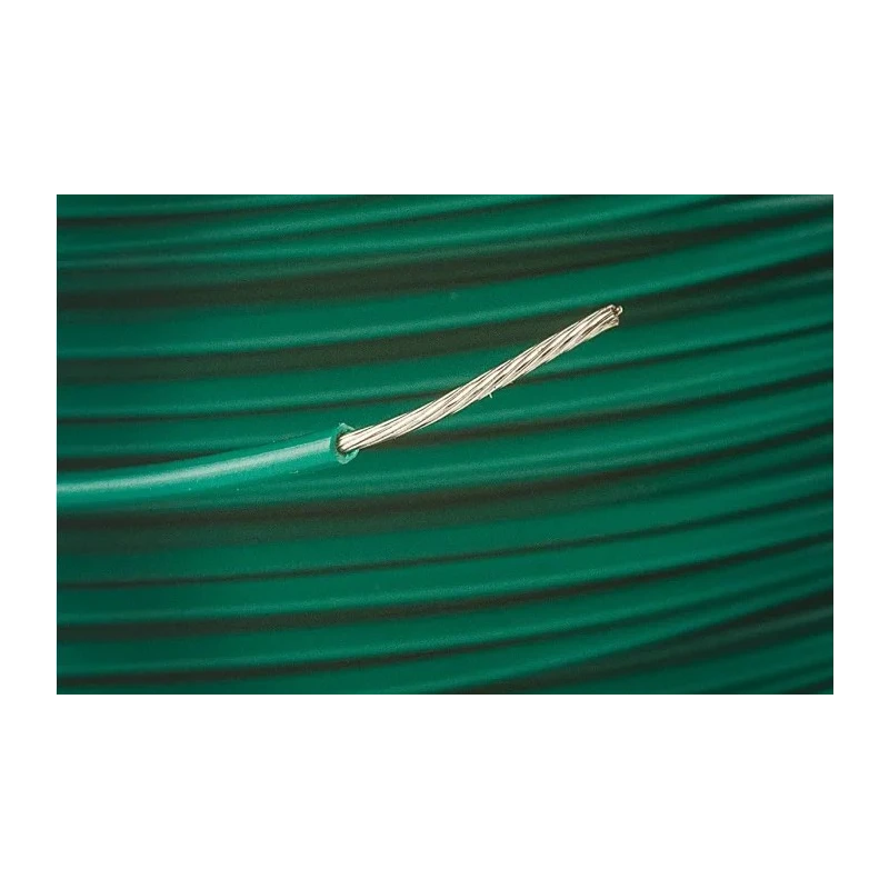 Alpha Wire Hookup Wire PVC Series Green 20 AWG, 10x0.25 mm Core Strands, 305 m Length, 300V, Tinned Copper 3053 GR001