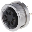 Lumberg 7 Pole Straight M16 Panel Mount DIN Socket 5A 60V ac IP40 KFV 71