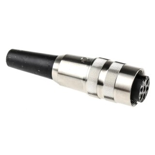 Lumberg KV 6 Pole Straight M16 DIN Socket Threaded Cable Female, 5A, 250V AC, IP40, DIN EN 60529 KV 60