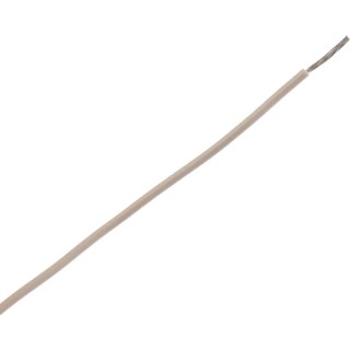 Alpha Wire Harsh Environment Hookup Wire PVC Series White 7 x 0.20 mm, 305 m, Polyvinyl Chloride Jacket, Tinned 3050 WH001