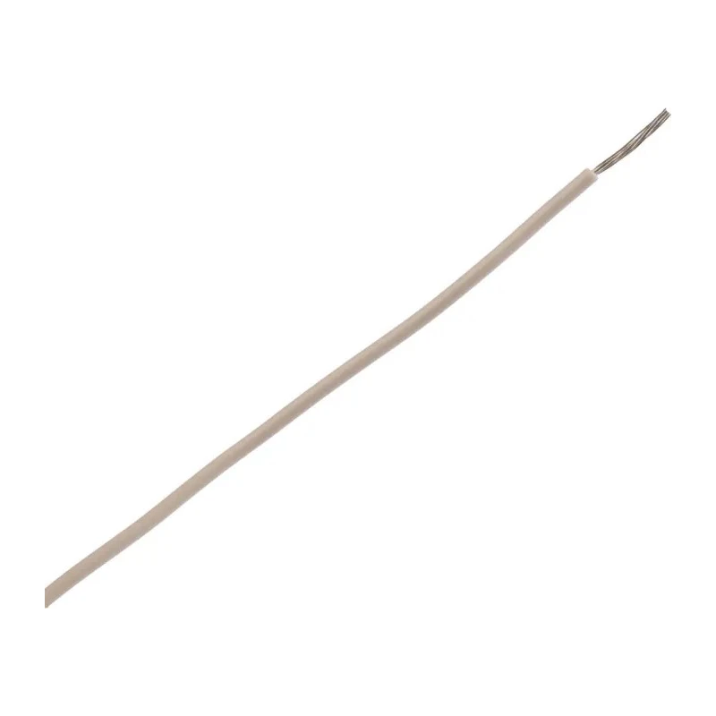 Alpha Wire Harsh Environment Hookup Wire PVC Series White 7 x 0.20 mm, 305 m, Polyvinyl Chloride Jacket, Tinned 3050 WH001