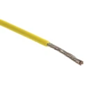 Alpha Wire Hookup Wire PVC Series Yellow Hook Up Wire 24 AWG 7/0.20 mm Core Strands 305 m Polyvinyl 3050 YL001