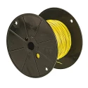 Alpha Wire Hookup Wire PVC Series Yellow Hook Up Wire 24 AWG 7/0.20 mm Core Strands 305 m Polyvinyl 3050 YL001