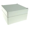 Spelsberg AK Compact Range Series Polystyrene Enclosure Grey with Grey Lid, IP65, 113.4 mm x 200 mm x 200 mm 74042301
