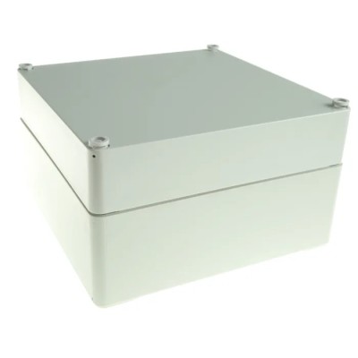 Spelsberg AK Compact Range Series Polystyrene Enclosure Grey with Grey Lid, IP65, 113.4 mm x 200 mm x 200 mm 74042301