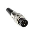 Lumberg 6 Pole Straight M16 DIN Plug, SV 60, DIN EN 60529, 5A, 250V AC, IP40, Screw-On, Cable Male