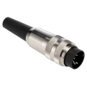 Lumberg SV 5 Pole Straight M16 DIN Plug, DIN EN 60529, 60V AC, 5A, IP40, Screw-On, Cable Male SV 50