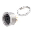 Lumberg 12 Pole Straight M16 DIN Socket Panel Mount, 5A, 60V AC, IP68 Threaded Female Connector 0304 12