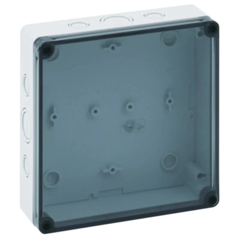 Spelsberg TK PS Series Grey Transparent Lid Polystyrene Enclosure IP66 IK07 63 mm x 182 mm x 180 mm 