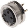 Lumberg 3 Pole Straight M16 DIN Socket Panel Mount Female 5A 250V AC IP68 0304 03