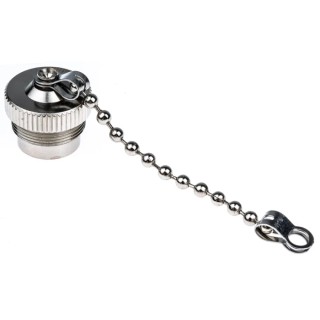 Lumberg Circular Connector Dust Cap IP68 Rated Nickel Plated Copper Zinc 0381