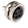 Lumberg 304 4 Pole Straight Standard DIN Socket 250V AC 5A IP68 Threaded Panel Mount Female 0304 04