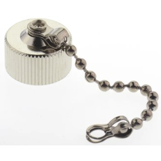 Lumberg Circular Connector Dust Cap IP67, IP40, IP68 Rated, Copper Zinc Alloy, Polyoxymethylene, Nitrile Butadiene 0383