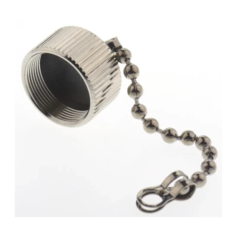 Lumberg Circular Connector Dust Cap IP67, IP40, IP68 Rated, Copper Zinc Alloy, Polyoxymethylene, Nitrile Butadiene 0383