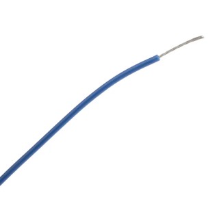 Alpha Wire Harsh Environment Hookup Wire PVC Series Blue, 7 x 0.20 mm Strands, Tinned Copper Conductor, 305 m 3050 BL001