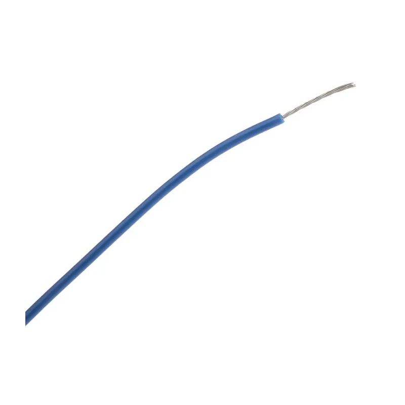 Alpha Wire Harsh Environment Hookup Wire PVC Series Blue, 7 x 0.20 mm Strands, Tinned Copper Conductor, 305 m 3050 BL001
