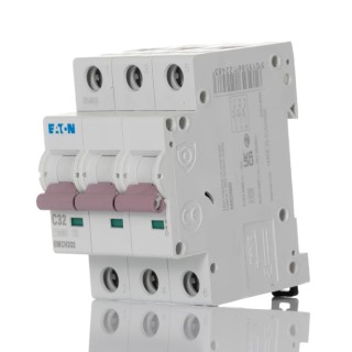 Eaton MEM Shield Miniature Circuit Breaker 3-Pole 32A Type C 240V AC 48V DC 10 kA Breaking Capacity EMCH332 EMCH332 EMCH332