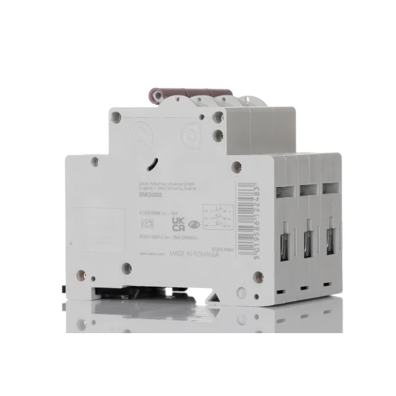 Eaton MEM Shield Miniature Circuit Breaker 3-Pole 32A Type C 240V AC 48V DC 10 kA Breaking Capacity EMCH332 EMCH332 EMCH332