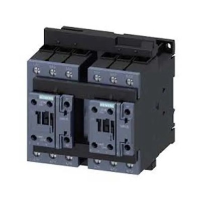 Siemens 3-Pole Contactor, 110V AC Coil, 60A, 22kW Power Rating, Motor Control, Reversing, Model SRA23