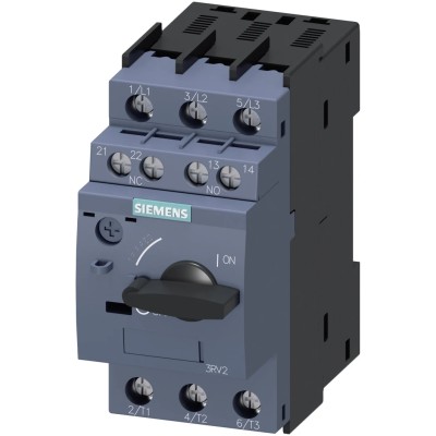 Siemens Motor Protection Circuit Breaker 550mA, 800 mA, 690V, IP20, Magnetic Sensing, 3 Poles 3RV2011-0HA15