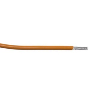 Alpha Wire Hook Up Wire PVC Series Orange Jacket 24 AWG 7x0.20mm Strands 305m Length 300V 1.42mm Diameter 105°C 3050 OR001