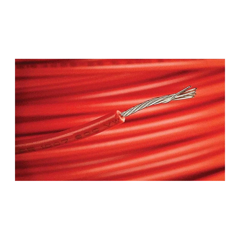 Alpha Wire Hook Up Wire PVC Series Orange Jacket 24 AWG 7x0.20mm Strands 305m Length 300V 1.42mm Diameter 105°C 3050 OR001