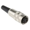 Lumberg 5 Pole Straight M16 DIN Socket Female, Screw-On Solder Termination, 5A 250V AC, Zinc Alloy Housing KV 50/6