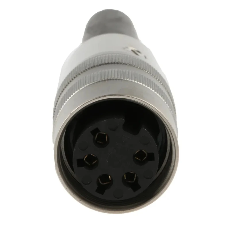 Lumberg 5 Pole Straight M16 DIN Socket Female, Screw-On Solder Termination, 5A 250V AC, Zinc Alloy Housing KV 50/6