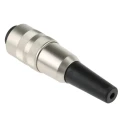 Lumberg 5 Pole Straight M16 DIN Socket Female, Screw-On Solder Termination, 5A 250V AC, Zinc Alloy Housing KV 50/6