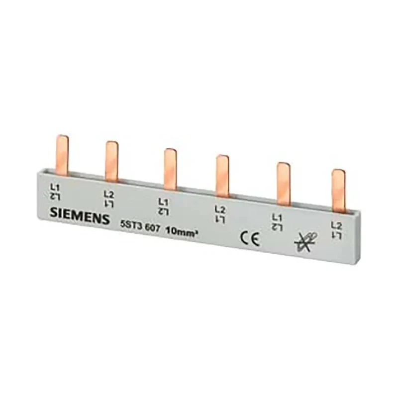 Siemens Copper SENTRON 5ST 2 Phase Busbar, 400 V AC, 80 A Current Rating, 18 mm Pitch 5ST3704