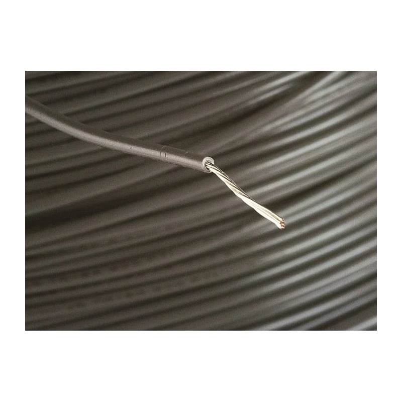 Alpha Wire Hookup Wire PVC Series Grey Jacket 24 AWG 7x0.20 mm Core Strands 305 m Length Polyvinyl Chloride 3050 SL001