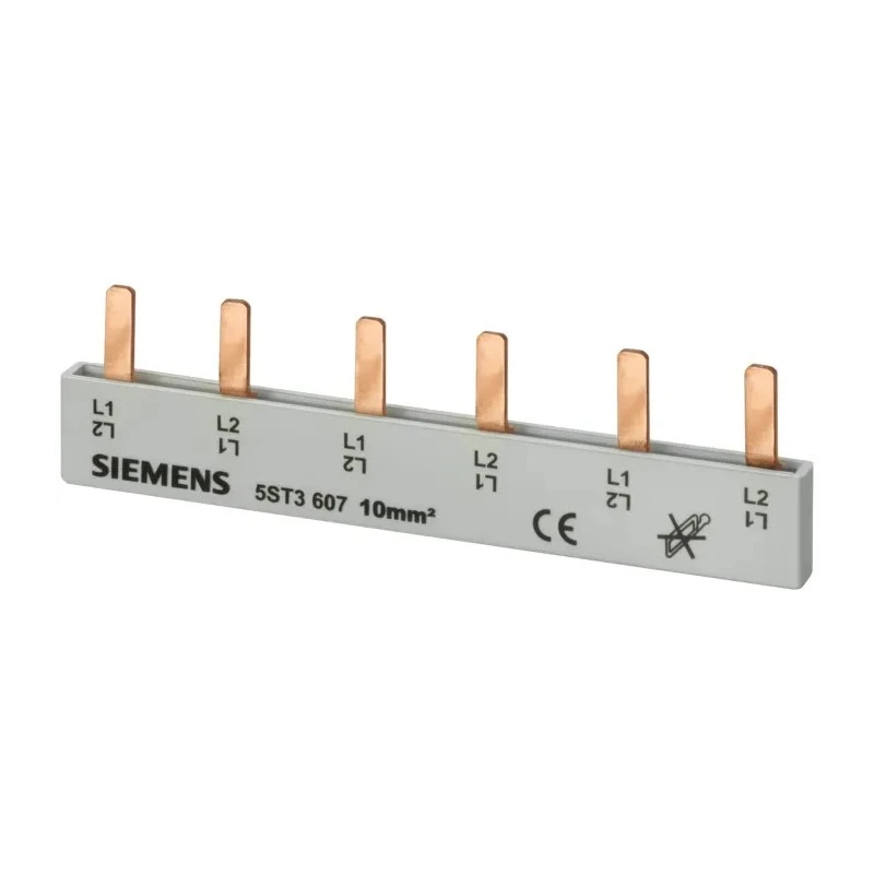 Siemens Copper SENTRON 5ST 2 Phase Busbar 400 V ac 80A Current Rating 18 mm Pitch 5ST3705