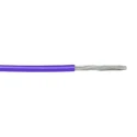 Alpha Wire Hookup Wire PVC Series Purple Jacket, 24 AWG, 7/0.20 mm Strands, 1.42 mm OD, 300 V, Flame Retardant 3050 VI001