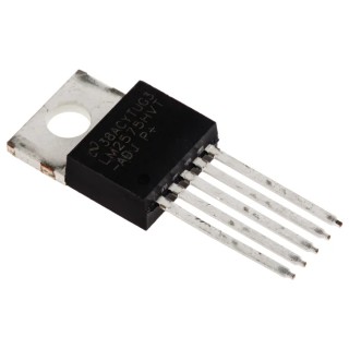 Texas Instruments Buck Converter, Through Hole Mounting, 57V Output Voltage, 1A Output Current LM2575HVT-ADJ/NOPB