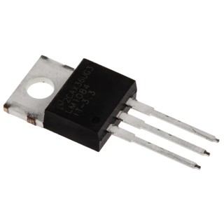 Texas Instruments Low Dropout (LDO) Linear Voltage Regulator Positive 27V TO-220 3-Pin Through Hole 5mA LM1084IT-3.3/NOPB