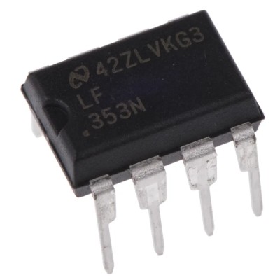 Texas Instruments Operational Amplifier, Dual Channel, 4 MHz Gain Bandwidth, 8-Pin MDIP LF353N/NOPB