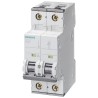Siemens SENTRON Miniature Circuit Breaker, 2-Pole, 40A, Type D, 400V AC, 60V DC, 10 kA Breaking Capacity 5SY4240-8