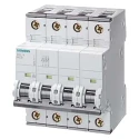 Siemens SENTRON Miniature Circuit Breaker, 4-Pole, 10A, Type B, 400V AC, 72V DC, 10 kA Breaking Capacity 5SY4410-6