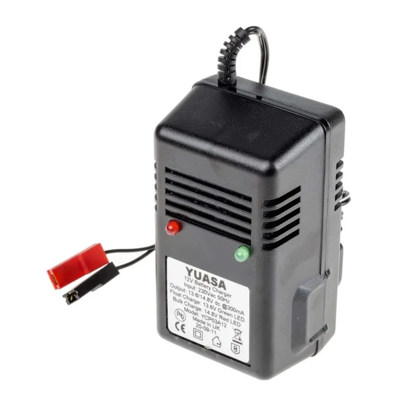 Yuasa 12V Lead Acid Intelligent Battery Charger 0.3A with UK Plug YCP03A12