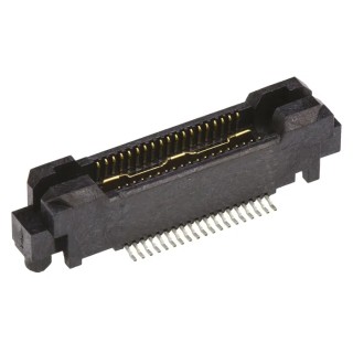 TE Connectivity MICTOR Series Straight Surface Mount PCB Header 38 Contacts 0.64 mm Pitch 2 Row Shrouded 5767007-8